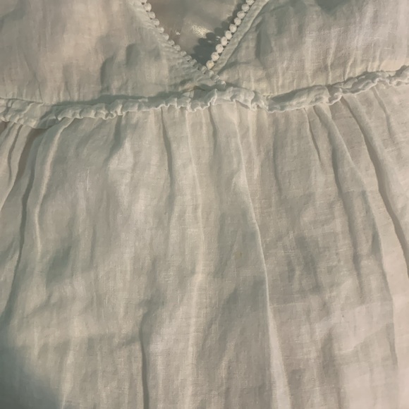 120% Lino White Dress - Picture 8 of 8